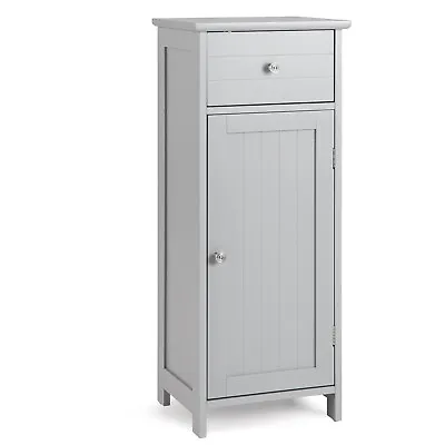 £49.99 • Buy 3-Tier Bathroom Floor Cabinet Wooden Side Storage Organizer W/ Drawer Adjustable