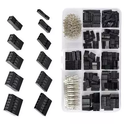 620Pcs Dupont Connector 2.54mm Dupont Cable Jumper Wire Pin Header Housing Kit • $16.89