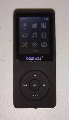 Riuzu X02 (8GB) Digital Media MP3/MP4 Player Black. Works Great Good Condition. • $18.95
