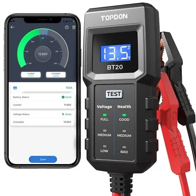 Analizador De Batería De Coche De 12 V Y Probador De Alternador Indicación LCD • $18.99