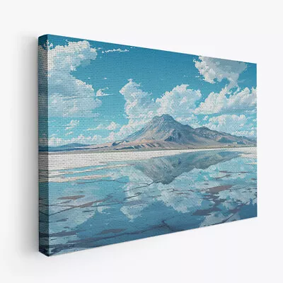 Beautiful Salar De Uyuni Design 2 Horizontal Canvas Wall Art Prints Pictures • $58.99