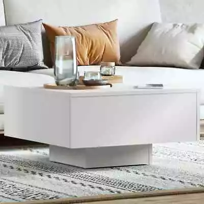 VidaXL Coffee Table White 60x60x31.5 Cm Engineered Wood SP • $131.65