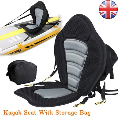 Kayak Seat Paddle Cushion Board Back Rest Rest Back Support Cushion Adjustable • £22.99