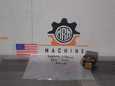 Barber Colman YAA-215 Gear Head Motor Used With Warranty See All Pictures • $29.99