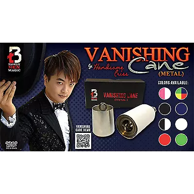 Vanishing Metal Cane (Black) By Handsome Criss And Taiwan Ben Magic - Trick • $43.65