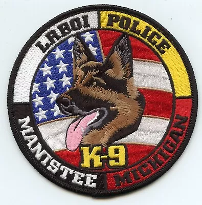 Manistee Michigan K-9 Police Patch • $12.99