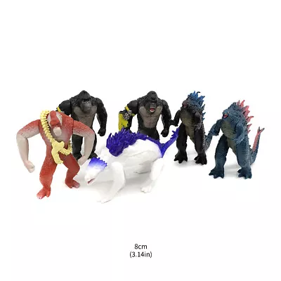 6pc/Set Godzilla Vs. Kong 2 Figure Toys Set Monster The Skar King Kong Model Toy • $28.99