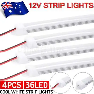 12V 4x LED Strip Light Bar Car Caravan Boat Fishing Camping Light Interior Lamp • $13.59