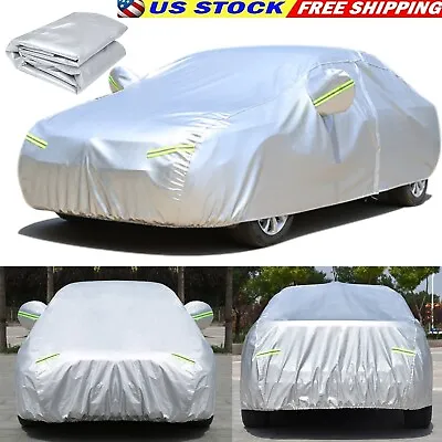 For Volkswagen Jetta Full Car Cover Outdoor Sun Protection Dust Rain Resistant • $33.99