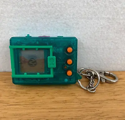 1997 Bandai Digimon Vpet Digivice Tamagotchi Virtual Pet Transparent Green • $269