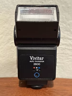 Vivitar 2800 Auto Thyristor Tilting Flash - Tested / Works • $14.50