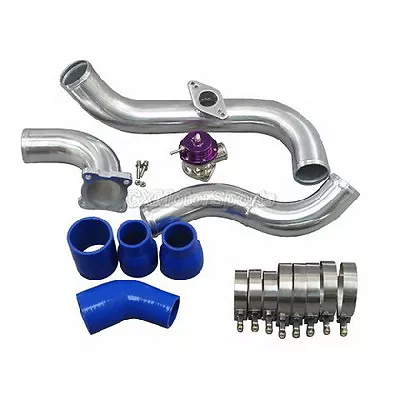 Intercooler Piping Tube Kit Aluminum Pipe For 89-94 Eclipse 1G Talon Stock Side • $280.07