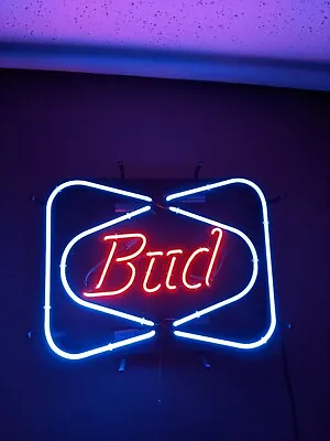 NOS Evertron Anheuser Budweiser BUD Neon Beer Sign  • $195