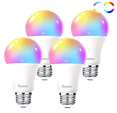 4 Pack Smart Light Bulb APP WiFi LED Lighting Work Alexa&Google Assistant 9W E26 • $21.99