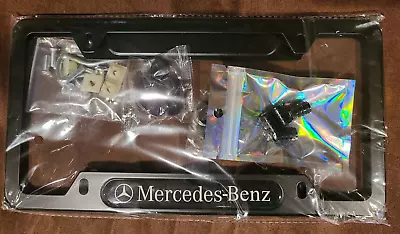 2 Mercedes-Benz License Plate Frame Holders With Hardware With 4 Value Stem Caps • $25.99