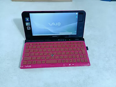 $475 • Buy Sony Vaio VGN UMPC VPCP119KJ Z530 1.60GHz 64GB SSD 2GB CAM WIFI WIN 7 HOT PINK