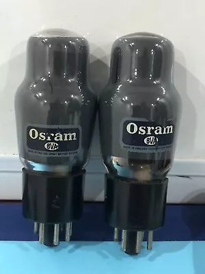 Osram/Marconi/GEC 6J5/L63 Excellent Testing Matched Pair • $454.30