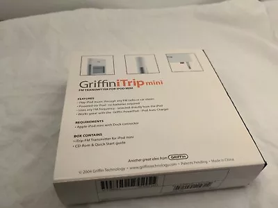 Griffin ITrip Mini FM Transmitter For IPod MINI  • $15