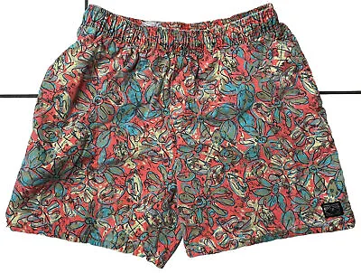 Vintage Ocean Pacific OP Surf Skate Shorts 70s 80s Flowers Retro Cotton USA • $99.99