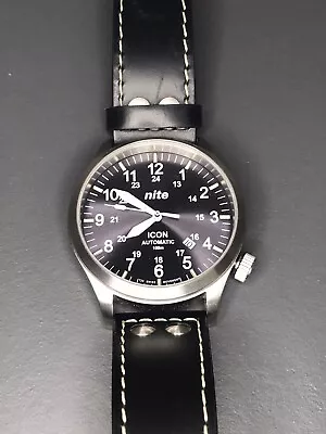 Nite Icon Automatic Military Field Watch With Tritium Tubes  Sellita Sw200 • £300