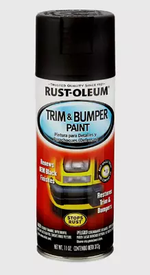 Rust-Oleum Automotive Matte Black Spray Paint Trim & Bumper Fast Drying 11 Oz. • $18.99