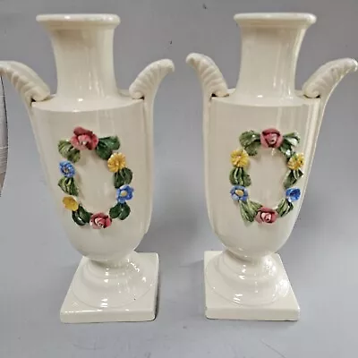 Vintage Italian Vase Pair • $40