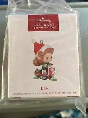 2024 Hallmark Ornament Club Miniature Lia Ornament New 🎄NWT • $3.99