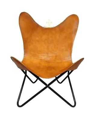 $268.86 • Buy Butterfly Chair - Genuine Leather Relaxing Chair For Office And Home PL2-1.30