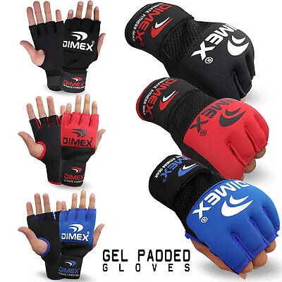 Boxing Neoprene Inner Hand Wraps Padded Sparring Gloves MMA Wrist Long Straps • £4.99
