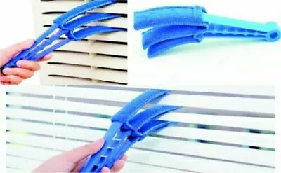 3 Slat Venetian Blind Cleaner Brush Duster Blinds Easy Cleaning Tool Washable • £3.29