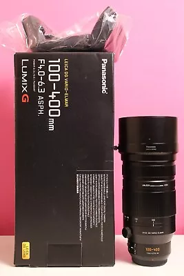 Panasonic Leica 100-400mm F/4-6.3 ASPH DG Vario-Elmar Power OIS M43 MFT Lens EXC • $1388