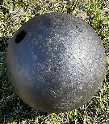 CANNON BALL  OLD VINTAGE HOLLOW. EXCELLENT CO 320Y.old88kg(19lb)15cm(6inch) • £181.36