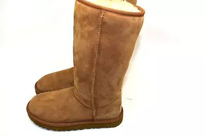 Ugg Classic Tall Ii Chestnut Suede Sheepskin Women's Boots Size Us 7/uk 5 New • $170.05