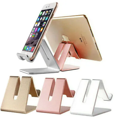 Universal Aluminum Tablet Cell Phone Desk Stand Holder Cradle For IPhone Samsung • $5.70