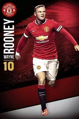 Manchester United : Rooney 2014-15 - Maxi Poster 61cm X 91.5cm New And Sealed • $11.80