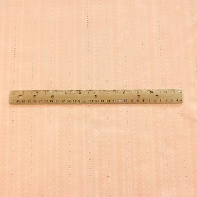 Vintage 1970s Polyester Knit Fabric Pastel Orange 1.9 YD • $18
