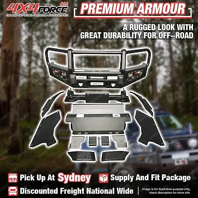 Premium Armor Bumper Bullbar Skid Plate LOOP For Toyota Hilux Revo SYD Stock • $1150