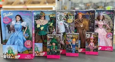 8 Barbie Wizard Of Oz 1999 Complete Collection Set Includes 3 Munchkin Set • $198.98