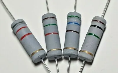 5W Carbon Film Resistor - Choose From 1R To 1M - UK Seller Free P&P • £2.39