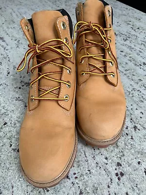 Timberland Ladies Nubuck Tan Boots UK 5.5M Waterproof Oil Resistant • £17.90