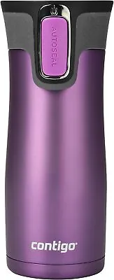 $27 • Buy Vacuum-Insulated Travel Mug Stainless Steel Hot Cold Leak Spill Proof 16oz
