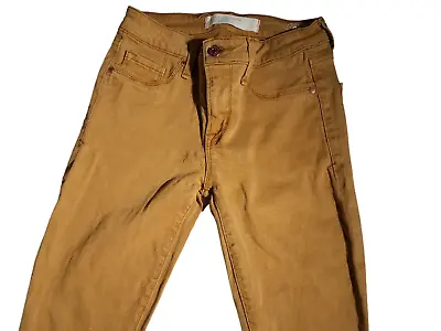 Marc By Marc Jacobs Womens Standard Supply Stick Jeans Mid Rise Brown Size 28 • $29.99