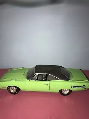 Ertl 1970 Plymouth Superbird - GREEN  1/18 RARE. No Box! Missing Parts-READ! • $55.99