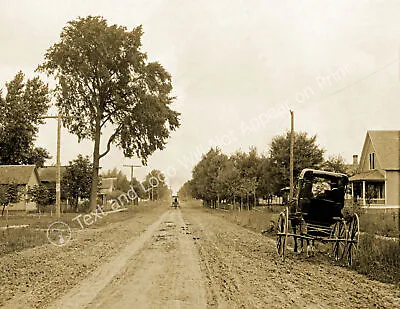 1903 Street Scene Oak Harbor Ohio Vintage Old Photo Reprint • $13.58