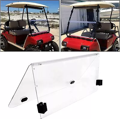 For Club Car DS Clear Folding Windshield 2000.5 -UP Golf Cart Polycarbonate • $70.59