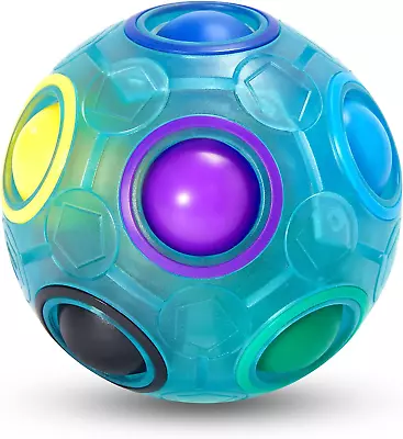 Magic Rainbow Puzzle Ball Ball 5D Puzzle Game Brain Teaser Toy For Boys- Birthda • £9.07