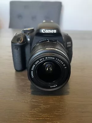 Canon EOS 600D 18.0MP Digital SLR Camera - Black (Kit W/ EF-S 18-55mm IS II... • £99
