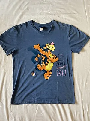 Disney Vintage Tiger 1990’s T-Shirt Large Pooh Collection Women's V-Neck • $5