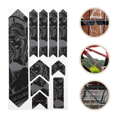  Pvc Bicycle Frame Film Mountain Bike Decals Bicycles Protective Stickers • $17.27