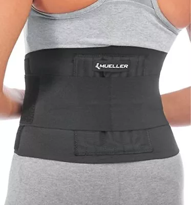 MUELLER Sports Medicine Adjustable Back Brace For 1 Count (Pack Of 1) Black  • $23.06